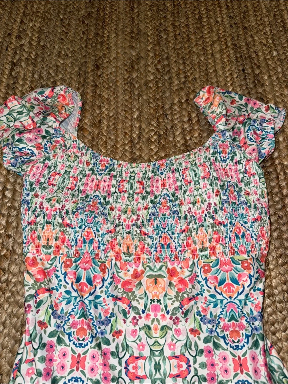 Hermoza Pink Floral One-Piece Swimsuit